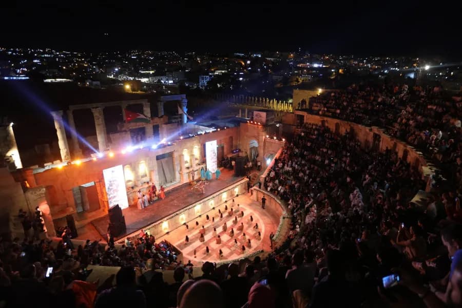 Field tour to assess Jerash Festival sites before upcoming activities