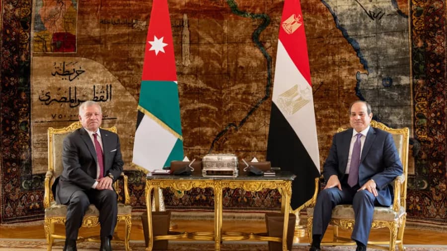 الملك يهنئ مصر بعيد ثورة 23 تموز