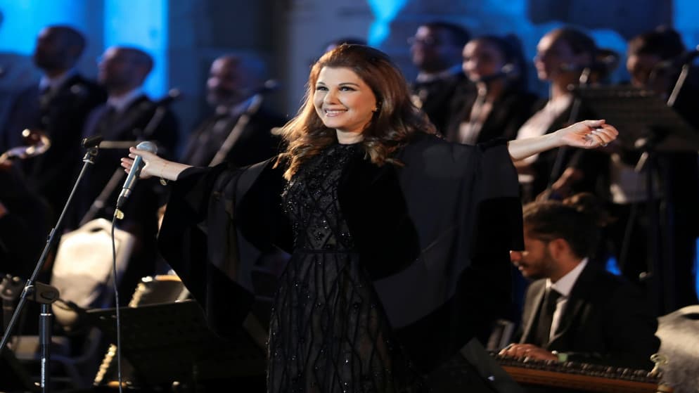 Majida El Roumi Performs in Jerash Sky