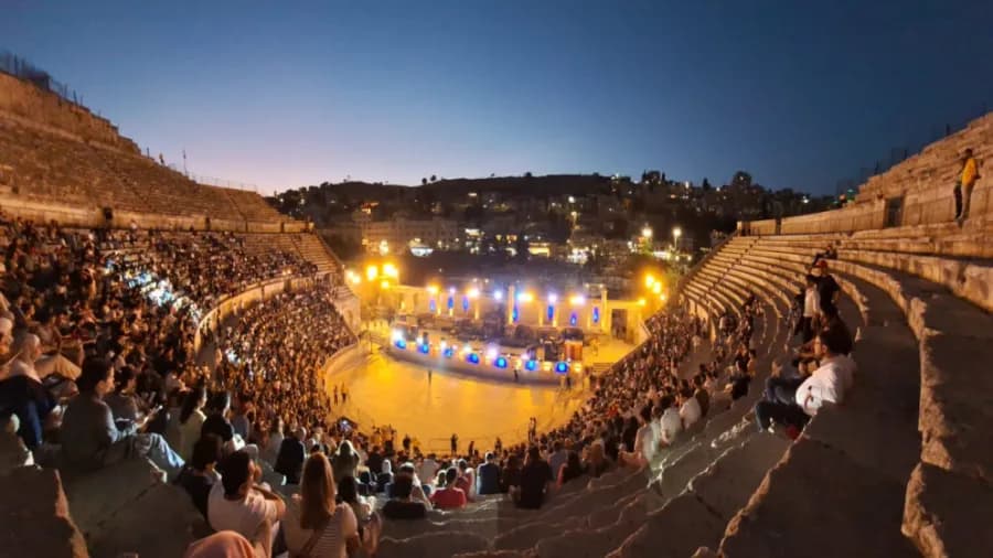 Jordanian artists host singing event at Jerash Festival