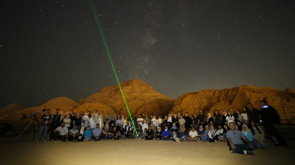 Meteor Shower Illuminates Wadi Rum