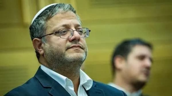 Ben Gvir Sees West Bank Police Transfer as Annexation Step