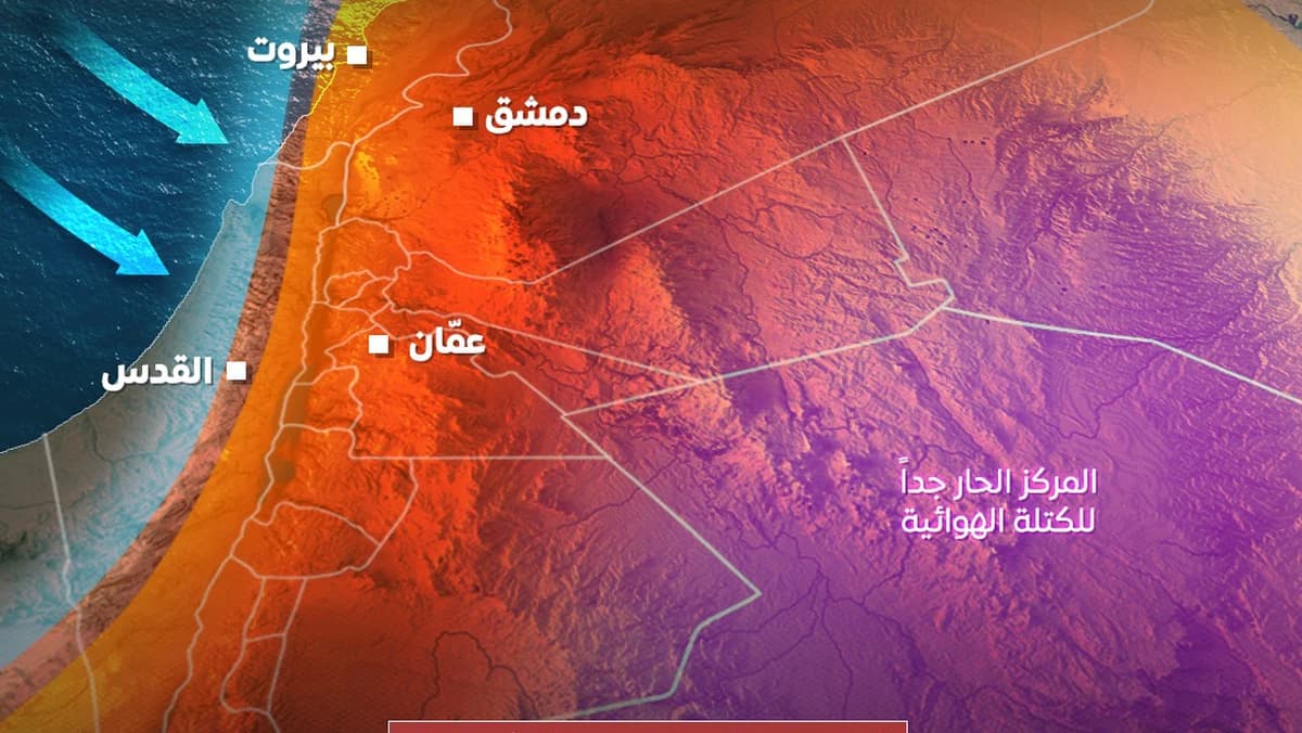 طقس العرب يستقر مستوى الكتلة الهوائية السبت