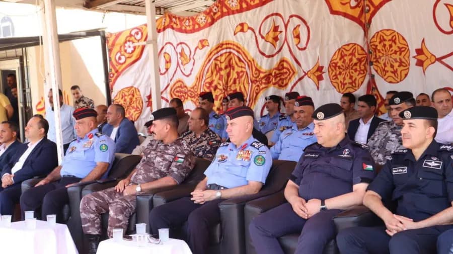 الأمن العام يجري تمريناً أمنياً في حدود الرمثا