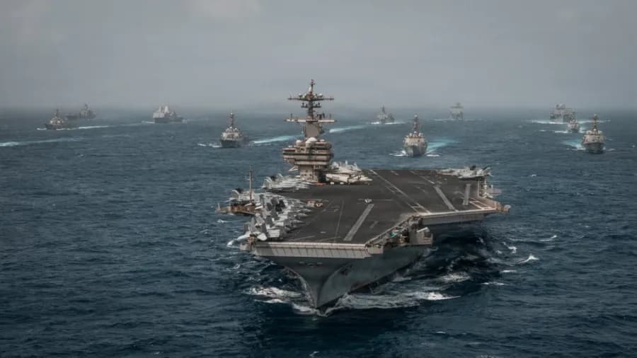 US aircraft carrier ready for Middle East deployment