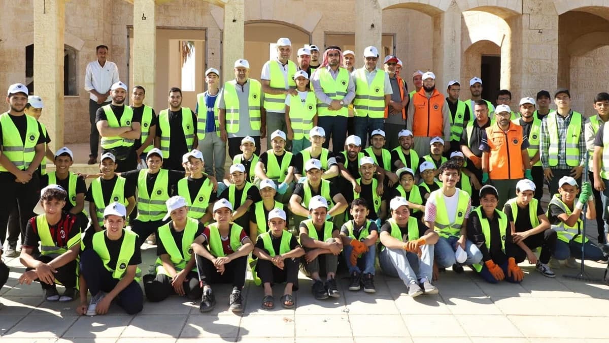 Endowments Authority cleans Arab Koub Mosque