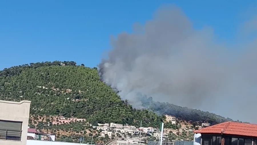 Civil Defense handles large fire in Jerash