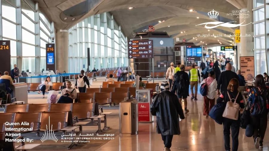 Queen Alia Airport Serves Over 1 Million Travelers in August