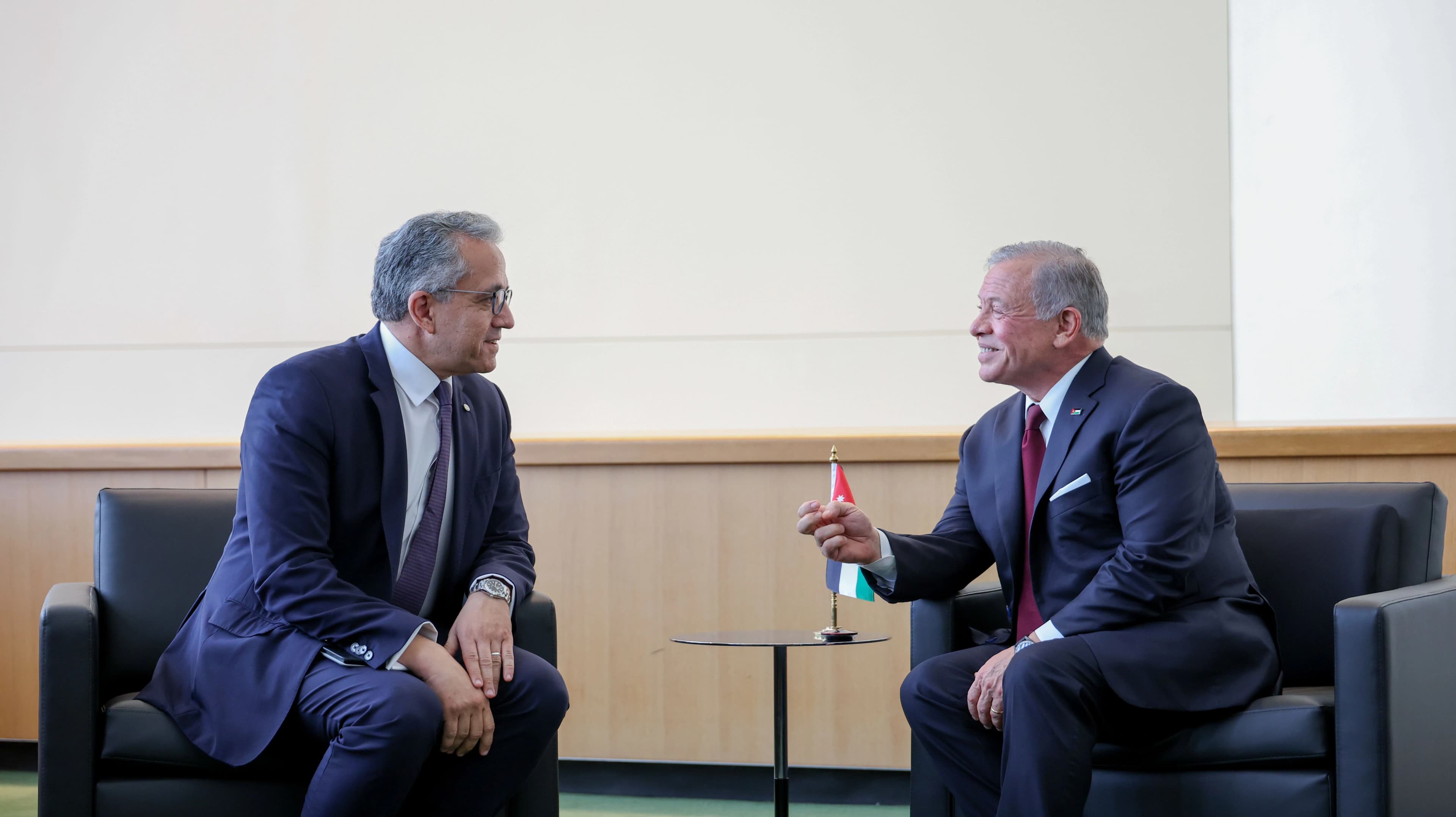 King holds talks with UNESCO chief at UN