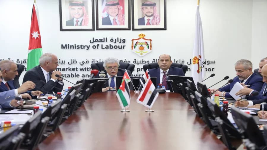 Labor Ministers in Amman Discuss Cooperation