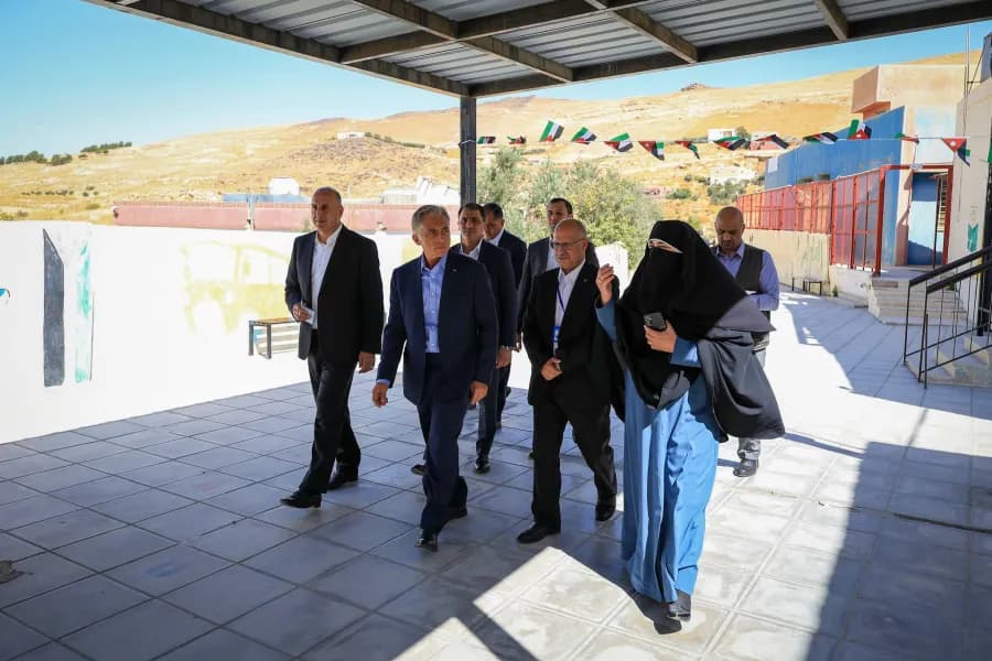 Hassan oversees Grandel School Upgrades
