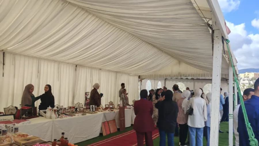 معرض حرف يدوية في جرش بمناسبة يوم السياحة