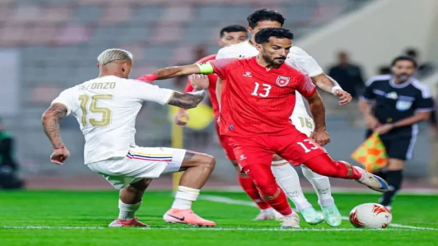 تعادل بدون أهداف بين النشامى وفنزويلا