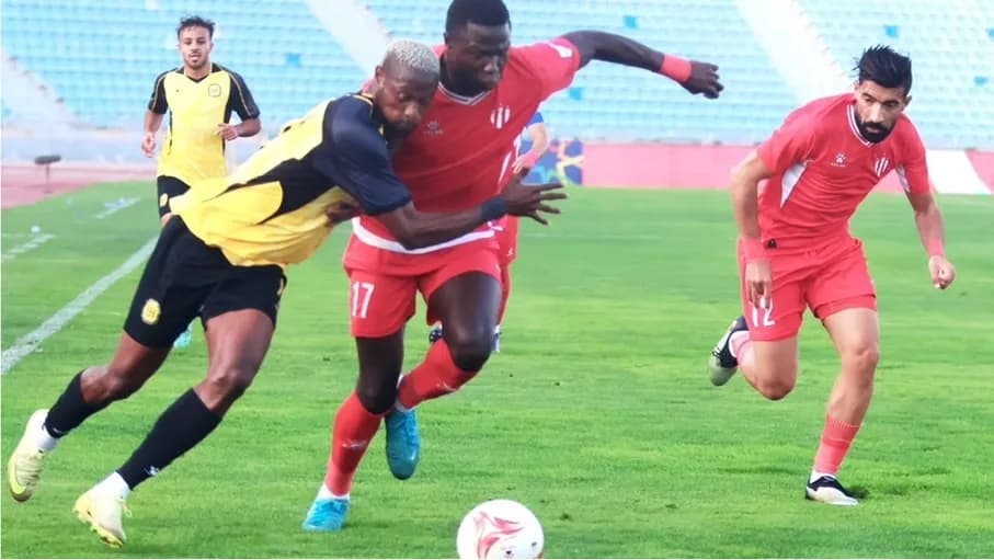 الحسين إربد يتفوق على العربي بأربعة أهداف