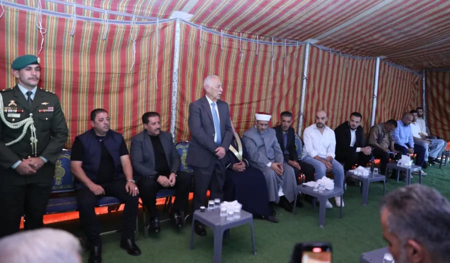 Al-Aissawi presents condolences to Al-Adwan Ebad and Al-Maliki