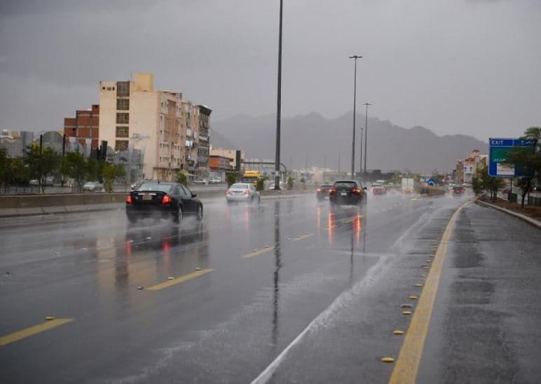 Meteorological Department Reports Rainfall Areas and Monday Temperatures