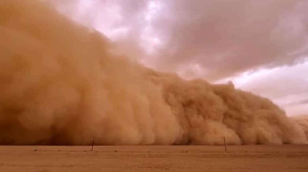Meteorological Warning for Dust Storms