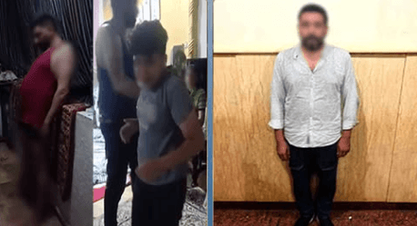 ضبط أب اعتدى على أولاده في الإسكندرية