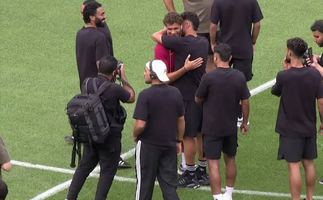 الأهلي يتدرب في كامب نو قبل مباراة برشلونة