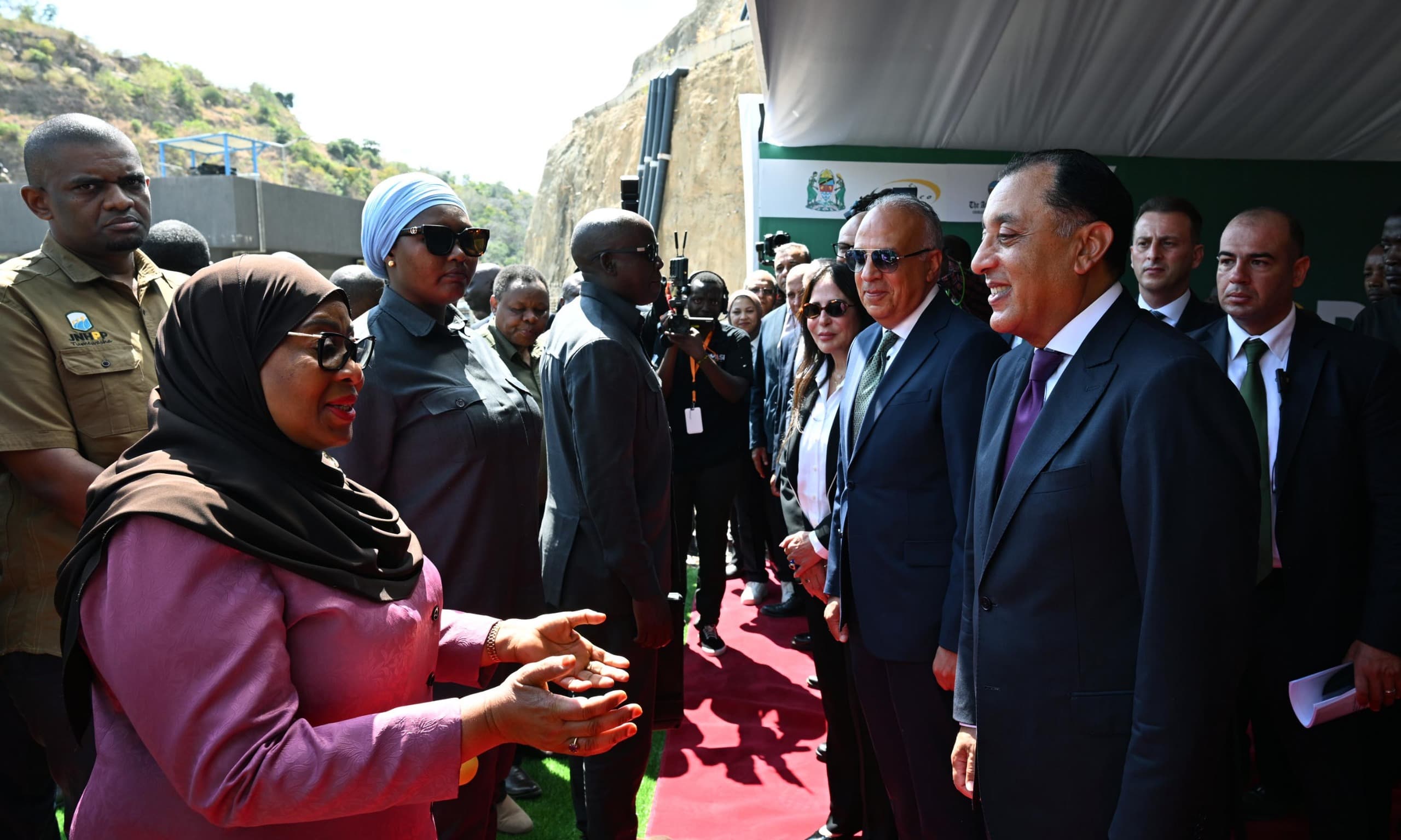 Madbouly joins Tanzanian leader at Nyerere Dam unveiling