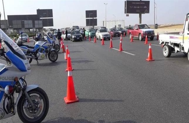 Cairo-Aswan Road Closure for Electric Work