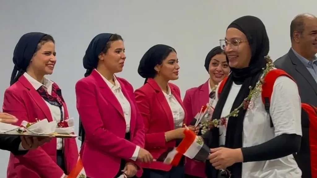 Cairo Airport Honors Egyptian Girls’ Team