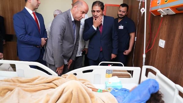 Labor Minister visits accident victims