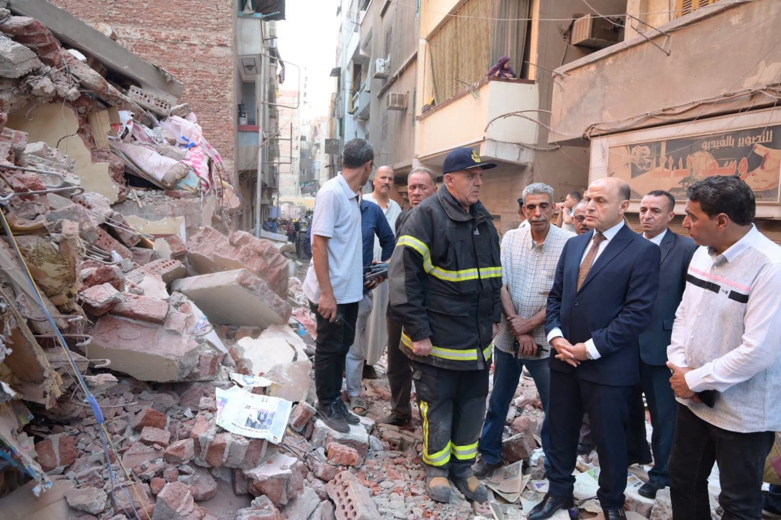 Gharbia Governor responds to Zefta building collapse