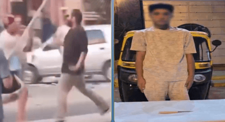 Right of way dispute leads to arrest