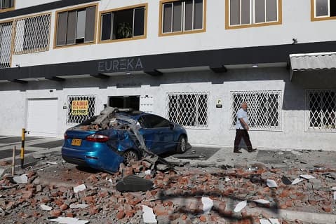 Colombia hit by 7.4 quake kills 111