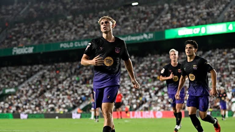 Barcelona thrashes Elche without Hamza Abdul Karim