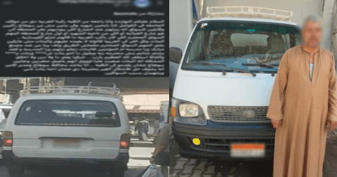 Microbus driver detained for insult in Sohag