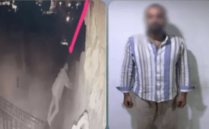 Suspect detained for villa theft attempt