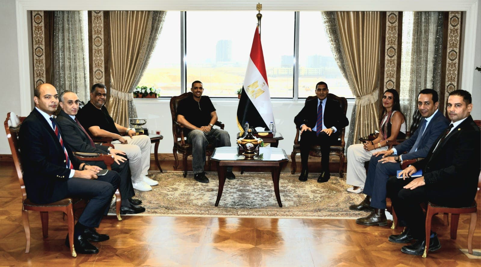 Sports Minister praises Mustafa Asal and Amina Arafi