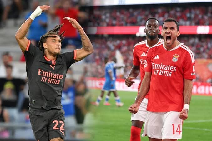 ميلان يلتقي بنفيكا في افتتاحية الدوري الأوروبي