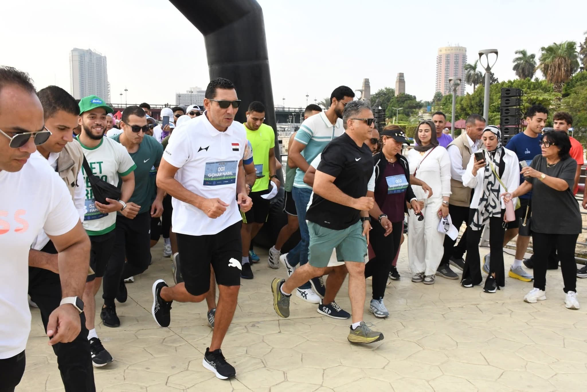 جوهر نبيل ينظم ماراثون الزمالك 5 كم