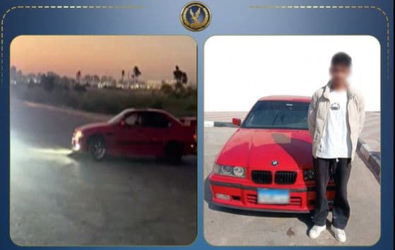 ضبط سائق استعرض بسيارة خلال زفاف بالإسماعيلية