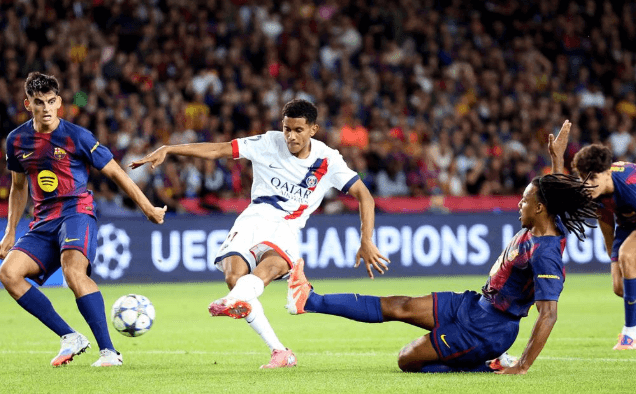 Barcelona and PSG faced off 16 times