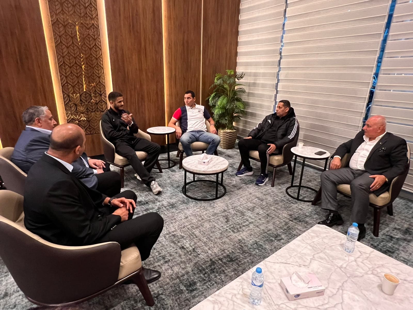 وزير الرياضة يرحب ببطلك العالمي مصطفى حسين