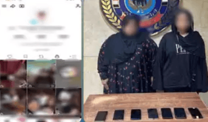 Girl and mother caught live begging for gifts in Matariya