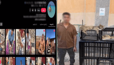 Kafr El Sheikh Creator Seeks Views with Wild Animals