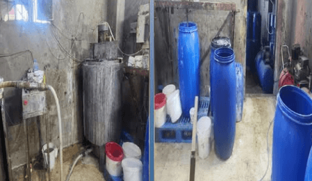 Counterfeit Detergent Bottles Seized in Shubra El Kheima