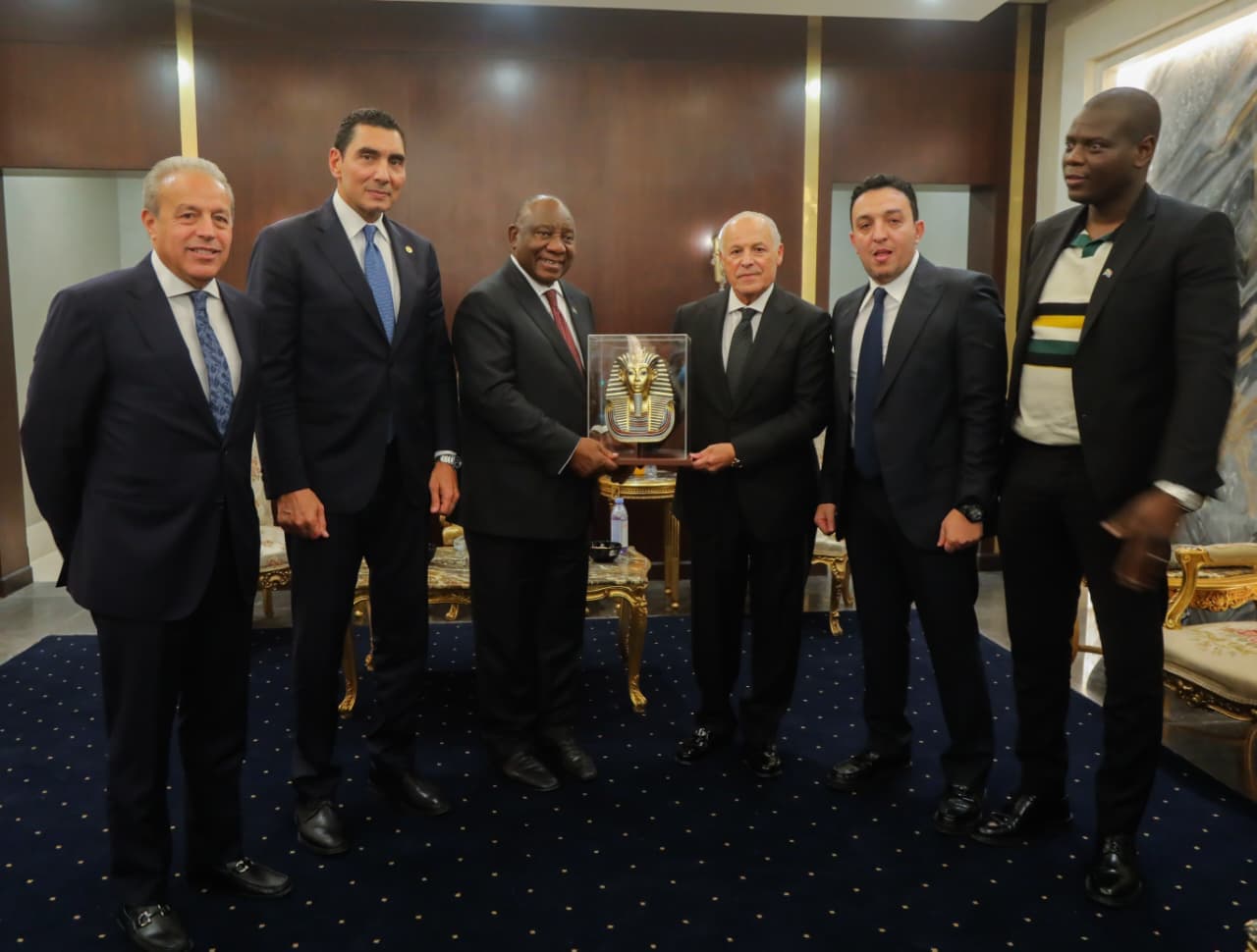 Hany Abou Rida Congratulates South Africa President