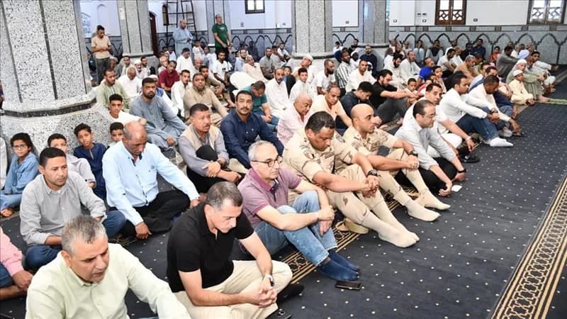 Aswan Governor addresses citizen complaints after Friday prayer