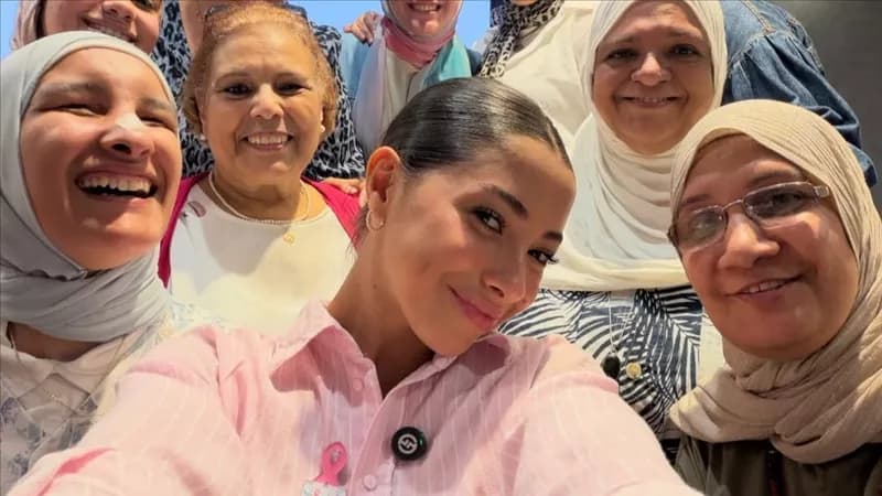 Jessica Hossam Meets Cancer Patients