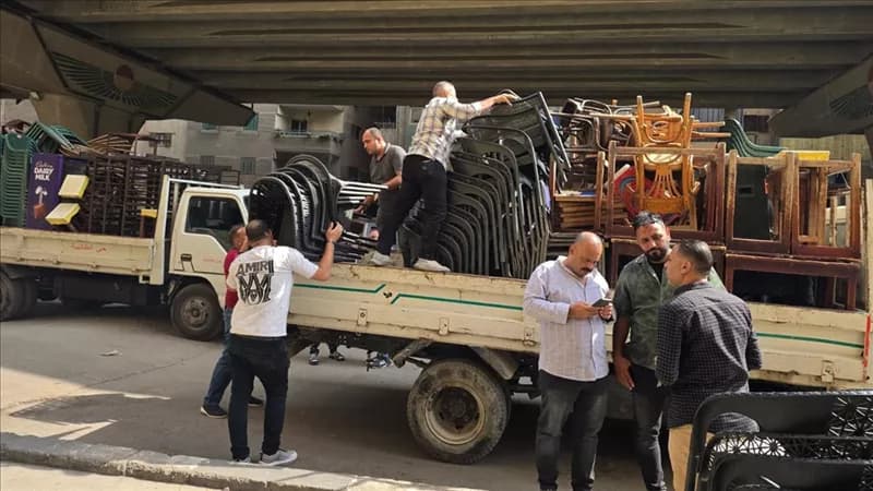 Giza Eradicates Violating Cafes and Hotspots