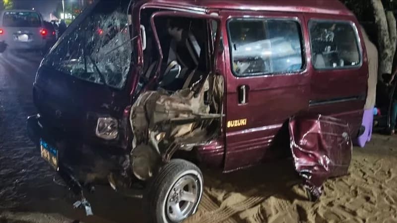 Six hurt in motorcycle and car crash at Touk