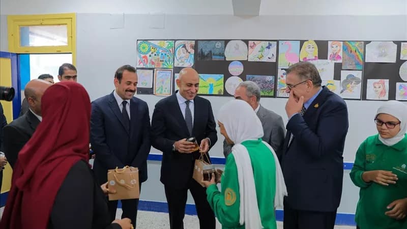 وزير التعليم يزور مدرسة مصر إيطاليا