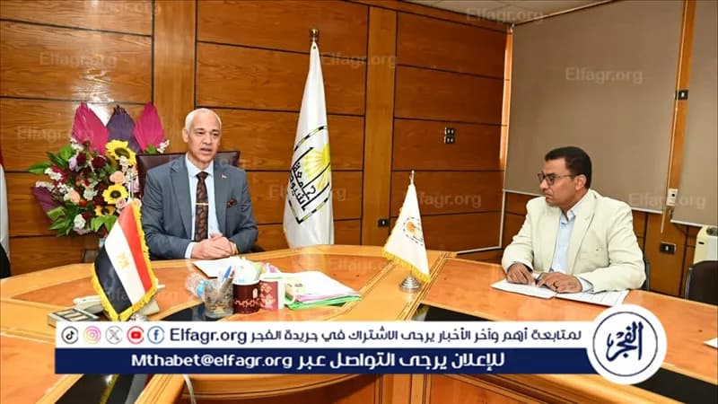 Assiut University President checks special needs student assessments