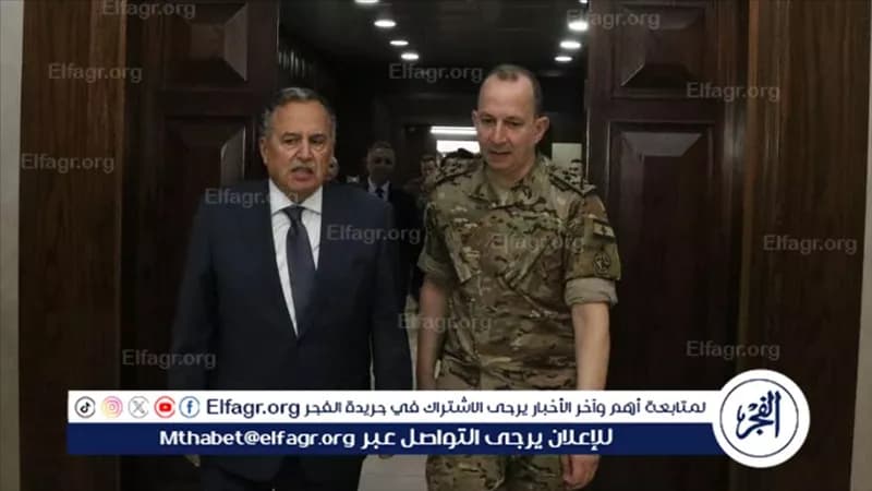 قائد الجيش اللبناني يلتقي أمين الجامعة العربية